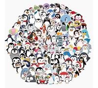 CVDYWDJIE 200 Autocollants De Pingouin De Dessin Animé, Autocollants Créatifs Mignons, Autocollants d'animaux pour Enfants, des Cahiers Et des Réfrigérateurs