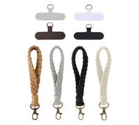 CVDYWDJIE 4 Cordes pour Téléphone Portable Et 4 Entretoises pour Téléphone Portable, Cordons Tressés, Cordons Simples pour Téléphone Portable, Accessoires pour Téléphone Portable.