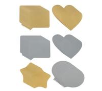 CVDYWDJIE 60 Cartes À Gratter, Autocollants Créatifs pour Cartes À Gratter, Cartes À Gratter DIY, Décoration Autocollante Or Et Argent, Cartes À Gratter Surprise Amusantes