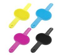 CVDYWDJIE Brosse De Bain pour Animaux De Compagnie, Peigne De Bain pour Chat Et Chien, Brosse De Toilettage, Brosse De Toilettage pour Chat, Fournitures pour Animaux De Compagnie 4 Pièces