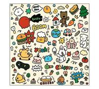 CVDYWDJIE Emballage pour Animaux De Compagnie 1 Pièce, Emballage Graffiti Créatif, Emballage Anti-Morsure, Fournitures pour Animaux De Compagnie, Emballage Auto-Adhésif