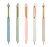 CVDYWDJIE Lot de 5 stylos à encre gel 0,5 mm, mignons, rétractables, à séchage rapide, pour journal, papier d'écriture, convient pour le bureau, l'écriture et la peinture