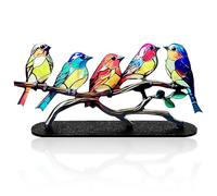 CVDYWDJIE Ornements d'oiseaux Colorés 1 Pièce, Ornements De Décoration pour La Maison, Ornements Créatifs, Décorations De Table Mignonnes, Ornements Cadeaux