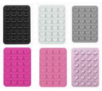 CVDYWDJIE Support De Téléphone Portable Multifonctionnel en Silicone De 6 Pièces, Ventouse Antidérapante sans Poinçon, Support De Téléphone Portable Universel, Aux Appels Et Aux Selfies.