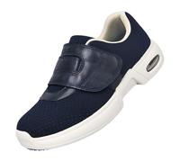 CVFOMBN DèMe du Pied Gonflant Chaussures Larges,Outdoor Comfort Walking Elderly with Deformed Feet Indoor Diabetes Extra Wide Fit Diabetic Men Orthopedi.Blue,46