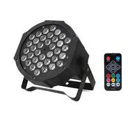 CVFRDD 36LED 30W Stage Lights 512 Disco Light RGB DJ Party Public de Mariage Lumières décoratives Bar de Vacances Halloween Lumière de Noël(36LED Remote Control)