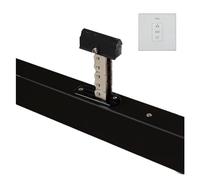 CVFRDD 500mm Chain Window Opener Aluminum Window Motor Skylight Actuator DIY Smart Home Basement Awning Engine Optional Remote Control(Kit1)