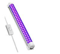 CVFRDD Lampe de polymérisation UV Bande LED ultraviolette C2 10W Ultra-Mince à 48, idéale for Halloween, Les soirées en Club, discothèques et Bars (Effet Phosphorescent)(UV 365nm,1PCS)