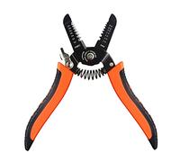 CVFRDD Pinces à découper en Fil de Strip-Scanner Pinces Multi-Outils Tool de réparation Pinces Câble Fil Stripping Pince à sertir Combinaison d'outils(Oranje)