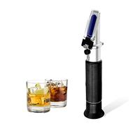 CVFRDD Refractomètre d'alcool à Main-d'œuvre 0 à 80% de teneur en Alcool Tester Concentration de vin Testeur alcohomètre Portable