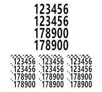 CVFRTT - 10 Autocollants Numérotés, Auto-Adhésifs, Imperméables, Décoration, Adaptés Aux Boîtes Aux Lettres Et Bagages