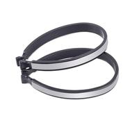 CVFRTT 2 Pièces Pinces À Pantalons Réfléchissantes, Équipement De Vélo, Pinces À Pantalons Élastiques, Outils De Protection De Vélo, Utilisées pour Le Cyclisme, Le Jogging, La Marche, Etc.