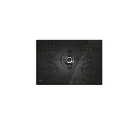 Candy Moderna Gas On Glass Plaque de cuisson à gaz 5 feux, verre trempé, brûleur à double couronne, grilles lavables au lave-vaisselle, axLxP 0,8 x 74,5 x 51 cm, noir - CVG74WTB