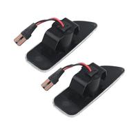 Cvgffs Clignotant Rétroviseur Côté Pour Volvo Pour XC90 S80 XC70 V70 Pour S60 2001-2009 1 Ensemble Ambre LED Marqueur Latéral Clignotant Clignotant Indicateur(Smoked type)