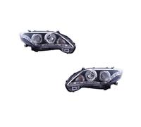 Cvgffs Ensemble Phare Avant Phares LED Plug And Play Pour Toyota Pour Corolla 2011-2013 (antibrouillards, Feux De Jour, Feux Stop, Clignotants)