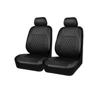 Cvgffs Housse siège Voiture Housse Siège Auto en Cuir PU Toutes Saisons Silencieuse Protection Intégrale Imperméable Taille Universelle pour Berline SUV(2 seats-SN02-101)