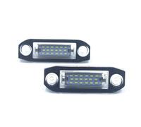Cvgffs plaque d'immatriculation arrière Pour Volvo S80 XC90 S40 V60 XC60 S60 C70 V50 XC70 V70 Lumière LED Sans Erreur Numéro Plaque D'immatriculation Lumières 12V Lampe Lumière Blanche