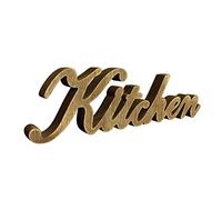 CVHOMEDECO. Panneau de Mots en Bois Rustique Vintage, sur Pied, pour Bureau, Table, étagère, Porte, décoration Murale, 39.5 x 10,8 x 2,5 cm