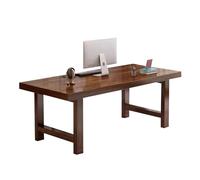 CVJdfhRE Bureau d'étude rectangulaire Simple en Bois Massif, idéal for Le Salon, Bureau ou l'école(Ed,90 * 60 * 75cm)