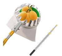 CVJdfhRE cueille-Fruits, Cueilleur de Fruits Extensible en Acier Inoxydable, for abricots, poires, Oranges et Autres des Arbres(2.5m)