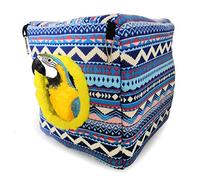 CVJdfhRE Hamac Suspendu Chaud for Petits Animaux de Compagnie, nid d'oiseau, Perroquet, Disponible en Quatre Saisons, éponge carrée, lit B, Taille XXL(C,XL)