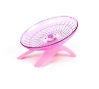 CVJdfhRE Jouet for Hamster, Roue de Course silencieuse, Soucoupe Volante, axe en Acier, Disque, Jouets, Accessoires for Cage, 1 pièce 02(3)