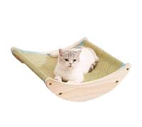 CVJdfhRE Lit for Chien et Chat, balançoire en rotin, hamac avec Coussin, Convient aux Petits Chiens Chats, à l'intérieur comme l'extérieur