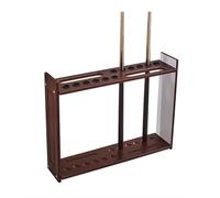 CVJdfhRE Support de Sol for 12 queues, Accessoire Table Billard, Design d'angle for Un Rangement organisé et accès Facile(Bruin)