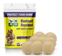 CVMOVB Lot de 8 répulsifs pour rongeurs, souris et rats pour greniers, caves, moteurs de voiture, cuisines, garages, faciles à utiliser, mieux que les ultrasons