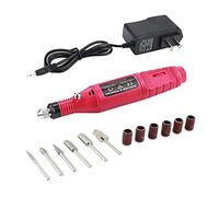 CVNIMV Nail Drill Machine Perceuse à Ongles électrique Professionnelle, Petit Portable avec Jeu d'embouts pour manucure et pédicure à Domicile, 20000 TR/Min, Fraise 15W
