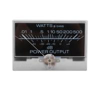 Cvoepobey 1 PCS 12-16 V VU Meter Panneau Analogique Audios Compteur de Niveau Comme Indiqué Rétro-Éclairage Bleu en Plastique Pas Besoin de Pilote pour Amplificateur de Puissance Compteur de Puissance