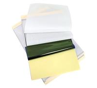 Cvoepobey 100 Feuilles de Papier de Transfert de Tatouage, 4 Couches de Papier de Transe pour Pochoir DIY pour Tatouage, Fournitures de Tatouage, Taille A4
