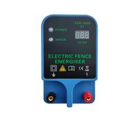 Cvoepobey 10km Ferme Électrique Équipements de Volaille Puissance Portable Panneau Solaire Clôture Électrique en Métal Jardin Clôture Accessoires Prise Ue