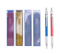 Cvoepobey 2 Crayons de Recharge Ronds avec Marqueur de Soudage en Métal pour Monteur/Soudeur de Tubes