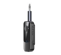 Cvoepobey 2 en 1 Émetteur Audio Récepteur Bluetooth 3,5 mm AUX TF avec Micro Kit Mains Adaptateur sans Musique Stéréo pour TV PC Voiture