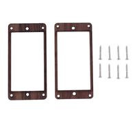 Cvoepobey 2 PièCes SéRies les Guitares éLectriques Humbucker en Bois Micro-Guitare Ramassage de Trame Anneau de