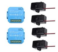 Cvoepobey 2 Pièces Tuya Smart Energy Meter Production D'Énergie Consommation Moniteur D'Énergie Bidirectionnel Prise en Charge Du Contrôle par Application
