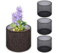 Cvoepobey 4 PCS de de Plantation Aquatique Respirante et Réutilisable, Pots de Lys Carrés pour les Jardins Aquatiques