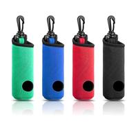 Cvoepobey 4 Pièces Porte-Tee de Golf Balle de Golf Sac de Transport Pochette Porte-Balle de Golf Porte-Clés Clip Ceinture Golf Cadeaux Accessoires