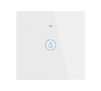 Cvoepobey 40A Tuya Smart Wifi Chauffe-Eau Chaudière Interrupteur Tactile Climatiseur Synchronisation de la Lumière Application Murale Ue pour Maison Blanc
