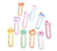 Cvoepobey 50 Pièces Marque-Pages sur le Thème des Animaux pour Enfants - Aides/Règles de Lecture Mignonnes, Durables et Pratiques, Installation Facile