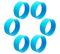 Cvoepobey 6 PièCes SéRies Bandes de Silicone pour Sublimation Gobelet Film RéTractable RéSistant à la Chaleur pour éViter les Fournitures de Sublimation FantôMes