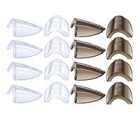 Cvoepobey 8 Paires de Lunettes de SéCurité Lunettes de Protection LatéRales Slip Clear Flexible Slip sur Shield Convient Aux Petites Lunettes Moyennes