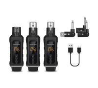 Cvoepobey Adaptateur XLR à Condensateur 48 V sans pour Microphone Dynamique, Émetteur-Récepteur pour Guitare, Mixeur Audio
