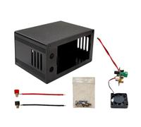 Cvoepobey Alimentation Électrique CNC - Coque en Alliage D'Aluminium - Entrée Multi-Interface DC - Double Cadre de Raccord en Forme de L - Facilité de Câblage