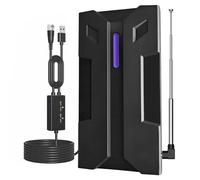 Cvoepobey Antenne Extérieure Intérieure à Signal Fort pour Télévision HDTV DVBT2 HD 4k Amplificateur de Signal TV 4k Amplificateur de Signal TV 4k Antenne Numérique