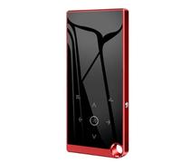 Cvoepobey Baladeur Audio MP3 HiFi sans Perte Bluetooth 5.0 avec FM/EBook/Enregistreur/Lecteur Vidéo MP4 (Rouge)