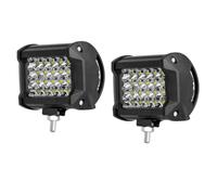 Cvoepobey Barre Lumineuse LED 72W pour Phare de 12V 24V pour Voiture, Camion, Tracteur, Bateau, SUV et