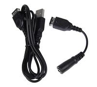 Cvoepobey Câble De Chargeur Et 3.5Mm Casque Écouteur Jack Adaptateur Cordon du Câble pour Gameboy Advance SP