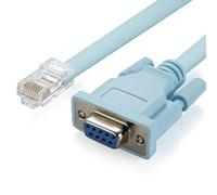 Cvoepobey Câble de Console USB RJ45 Cat5 Ethernet Vers Rs232 DB9 Port COM SéRie Routeurs à Bascule Câble Adaptateur RéSeau 1.8M